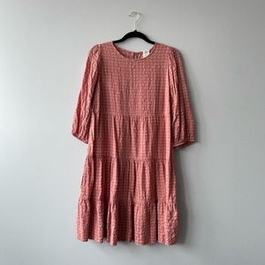 Jardines Domaine X Sammy Sylvester Gingham Tiered Dress